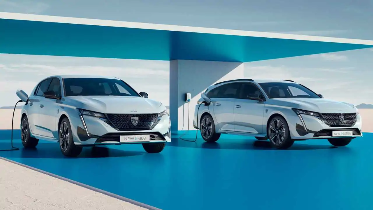15 soron következő elektromos kombi (kombi) modell: Peugeot E-308 SW