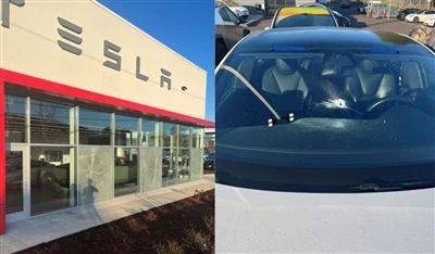 Újra lőtték a Tesla Store Oregonban